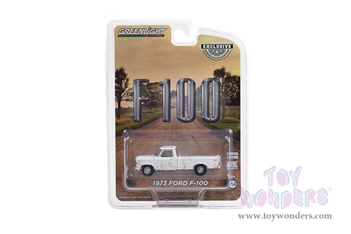 Greenlight - Ford F-100 Pickup Truck - Dukes of Hazzard Uncle Jesse's Truck (1973, 1/64 scale diecast model car, White Weathered) 30217/48