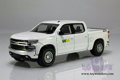Greenlight - Chevrolet&reg; Silverado Pickup Truck Waste Management (2020, 1/64 scale diecast model car, White) 30255/48