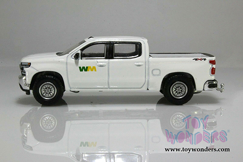 Greenlight - Chevrolet&reg; Silverado Pickup Truck Waste Management (2020, 1/64 scale diecast model car, White) 30255/48