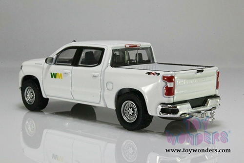 Greenlight - Chevrolet&reg; Silverado Pickup Truck Waste Management (2020, 1/64 scale diecast model car, White) 30255/48