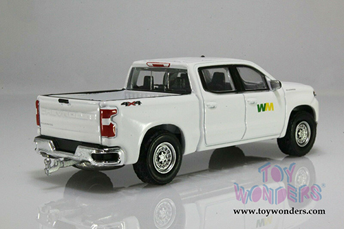 Greenlight - Chevrolet&reg; Silverado Pickup Truck Waste Management (2020, 1/64 scale diecast model car, White) 30255/48