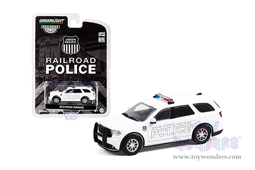 Greenlight - Dodge Durango - Union Pacific Railroad Police (2018, 1/64 scale die cast model car, White) 30268/48