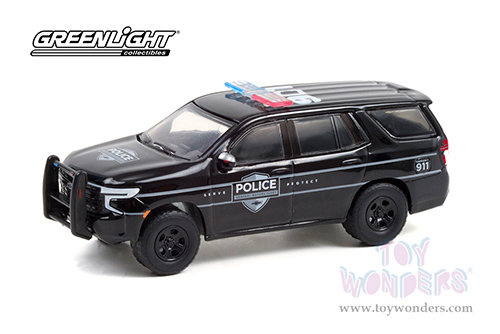 Greenlight - Chevrolet&reg; Tahoe Police Pursuit Vehicle (PPV) - General Motors Fleet (2021, 1/64 scale diecast model car, Black) 30293/48