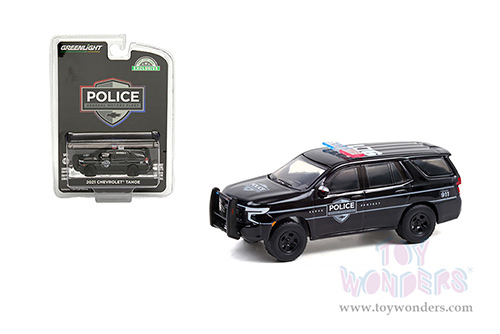 Greenlight - Chevrolet&reg; Tahoe Police Pursuit Vehicle (PPV) - General Motors Fleet (2021, 1/64 scale diecast model car, Black) 30293/48