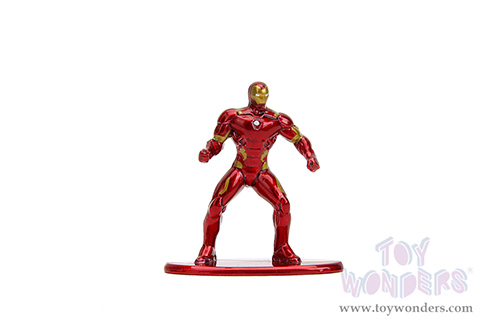 Jada Toys - Hollywood Rides | Marvel Avengers Chevrolet® Camaro® with Iron Man Diecast Figure (2016, 1/32 scale diecast model car, Red/Gold) 30309