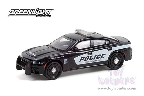 Greenlight - Dodge Charger - Colorado Springs Police Department (2021, 1/64 scale die cast model car, White/Black) 30314/48