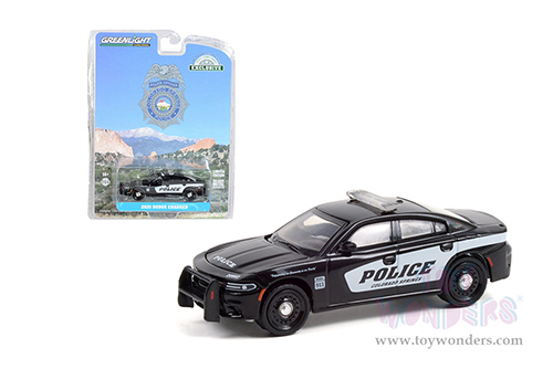 Greenlight - Dodge Charger - Colorado Springs Police Department (2021, 1/64 scale die cast model car, White/Black) 30314/48