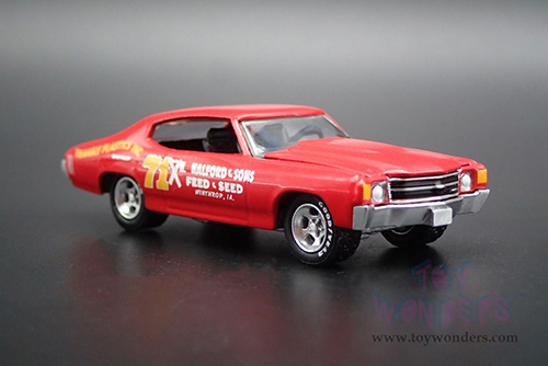 Greenlight - Doc Mayner's Chevrolet&reg; Chevelle #71 - J. Gallery Drainage Winthrop, IA - Pennzoil (1972, 1/64 scale diecast model car, Red) 30315/48