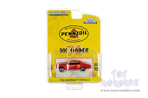 Greenlight - Doc Mayner's Chevrolet&reg; Chevelle #71 - J. Gallery Drainage Winthrop, IA - Pennzoil (1972, 1/64 scale diecast model car, Red) 30315/48