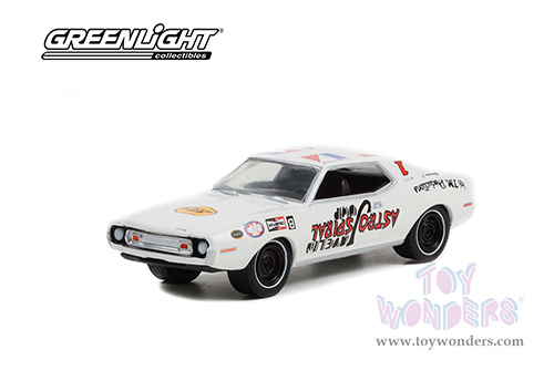 Greenlight - AMC Javelin SST - Javelin Astro Spiral Jump by JM Productions (1972, 1/64 scale diecast model car, White) 30329/48