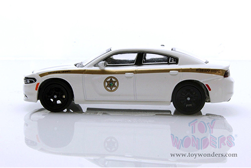 Greenlight - Dodge Charger Pursuit - Absaroka County Sheriff's Department (2015, 1/64 scale diecast model car, White) 30335/48
