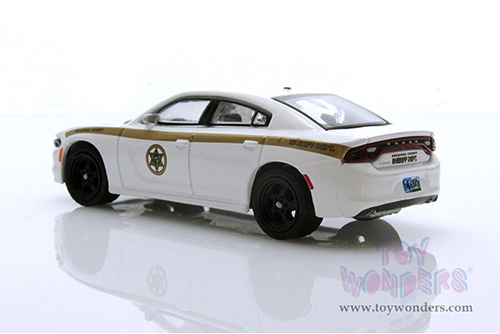Greenlight - Dodge Charger Pursuit - Absaroka County Sheriff's Department (2015, 1/64 scale diecast model car, White) 30335/48