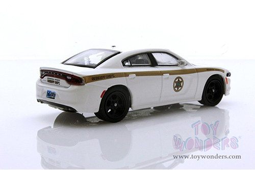 Greenlight - Dodge Charger Pursuit - Absaroka County Sheriff's Department (2015, 1/64 scale diecast model car, White) 30335/48