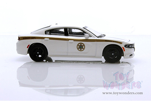 Greenlight - Dodge Charger Pursuit - Absaroka County Sheriff's Department (2015, 1/64 scale diecast model car, White) 30335/48