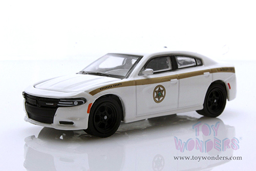 Greenlight - Dodge Charger Pursuit - Absaroka County Sheriff's Department (2015, 1/64 scale diecast model car, White) 30335/48
