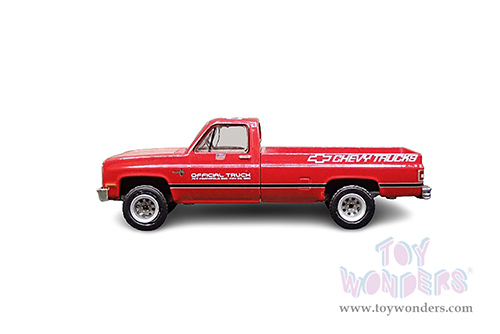 Greenlight - Chevrolet® Silverado Pickup - 70th Annual Indianapolis 500 Mile Race Official Truck (1986, 1/64 scale diecast model car, Red) 30340/48