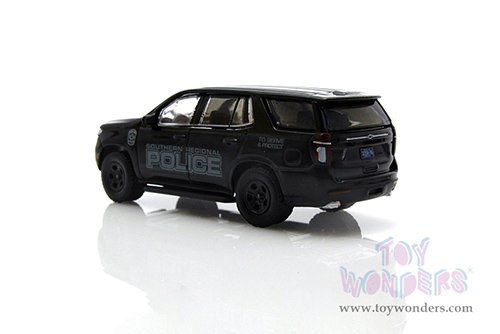 Greenlight - Hot Pursuit | Chevrolet&reg; Tahoe Police Pursuit Vehicle (PPV) - Southern Regional Police Department, Pennsylvania (2021, 1/64 scale diecast model car, Black) 30342/48