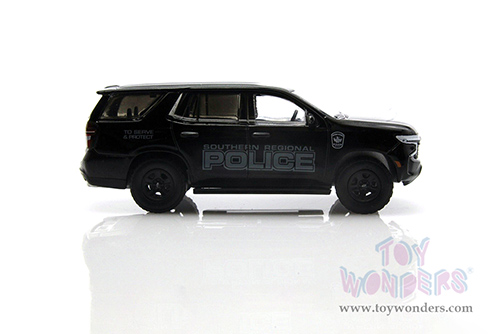 Greenlight - Hot Pursuit | Chevrolet&reg; Tahoe Police Pursuit Vehicle (PPV) - Southern Regional Police Department, Pennsylvania (2021, 1/64 scale diecast model car, Black) 30342/48
