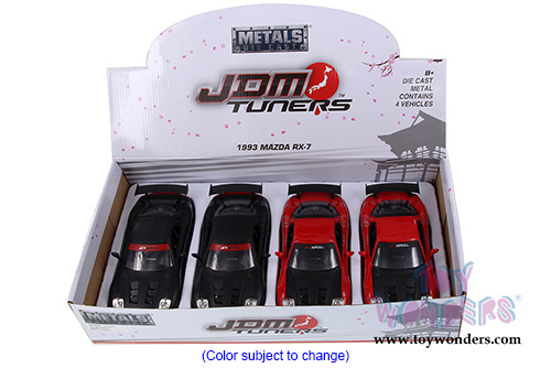 Jada Toys - Metals Die Cast | JDM Tuners&trade; Mazda RX-7 Hardtop (1993, 1/24, diecast model car, Asstd.) 30344DP1