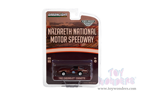 Greenlight - Chevrolet&reg; Corvette - Nazareth National Motor Speedway Official Pace Car, Nazareth, Pennsylvania (1982, 1/64 scale diecast model car, Brown) 30348/48