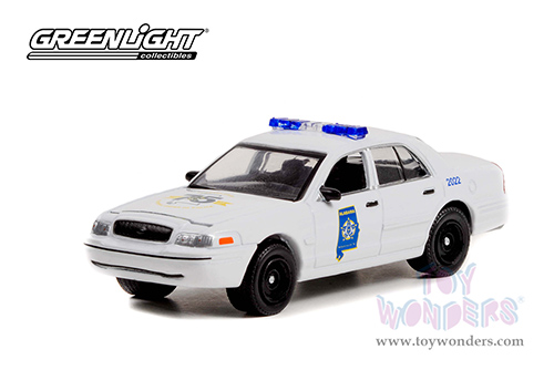 Greenlight - Ford Crown Victoria Police Interceptor - Alabama State Fraternal Order of Police (FOP) 75th Anniversary (2008, 1/64 scale diecast model car, White) 30351/48