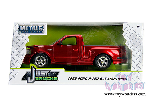 Jada Toys - Metals Die Cast Just Trucks | Ford F-150 SVT Lightning Pickup (1999, 1/24 scale diecast model car, Asstd.) 30357WA1