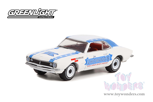 Greenlight - Chevrolet&reg; Camaro - Joie Chitwood Thrill Show "Legion of Worlds Greatest Daredevils" (1967, 1/64 scale diecast model car, White) 30358/48