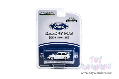 Greenlight - Ford Escort RS Cosworth (1995, 1/64 scale diecast model car, Diamond White) 30379/48