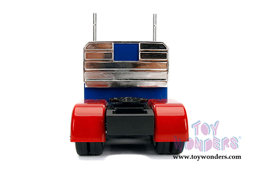 Jada Toys - Hollywood Rides | TRANSFORMERS Optimus Prime® Truck (1/24, die cast model car, Blue w/Red) 30446/2
