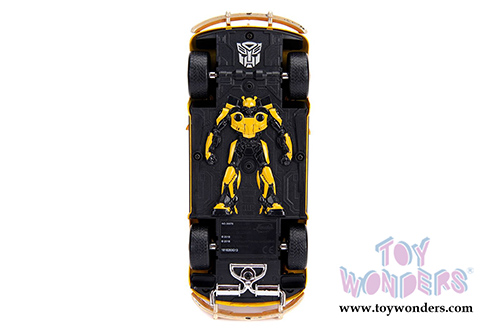 Jada Toys - Hollywood Rides | TRANSFORMERS 6 Volkswagen&reg; Beetle&reg; Bumblebee&trade; (1971, 1/24, diecast model car, Weathered Yellow) 30452