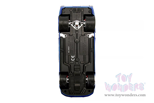 Jada Toys Bigtime Muscle - Ford Mustang #5 "L. John's Racing" (1965, 1/24 scale diecast model car, Candy Blue/w Flames) 30527