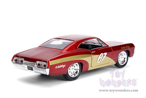 Jada Toys Bigtime Muscle - Chevrolet® Impala™ SS™ #67 "Golden Ruby" (1967, 1/24 scale diecast model car, Red/w Gold) 30529