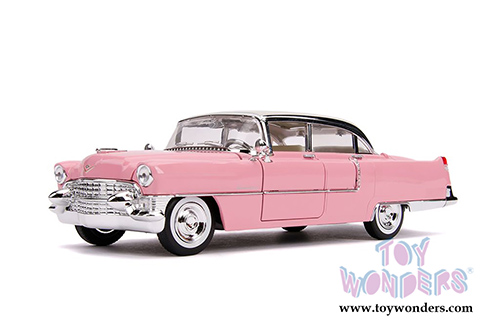 Jada Toys - Hollywood Rides | Elvis Presley Cadillac&reg; Fleetwood Series 60 Hardtop (1955, 1/24, diecast model car, Pink) 30704