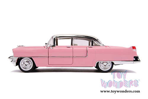 Jada Toys - Hollywood Rides | Elvis Presley Cadillac&reg; Fleetwood Series 60 Hardtop (1955, 1/24, diecast model car, Pink) 30704