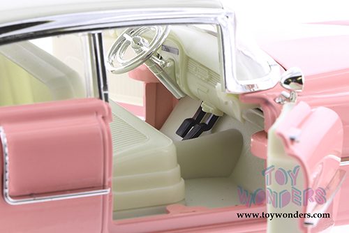 Jada Toys - Hollywood Rides | Elvis Presley Cadillac&reg; Fleetwood Series 60 Hardtop (1955, 1/24, diecast model car, Pink) 30704