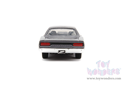 Jada Toys Fast & Furious - Dom's Plymouth Road Runner Hardtop (1970, 1/32 scale diecast model car, Dark Gray) 30746