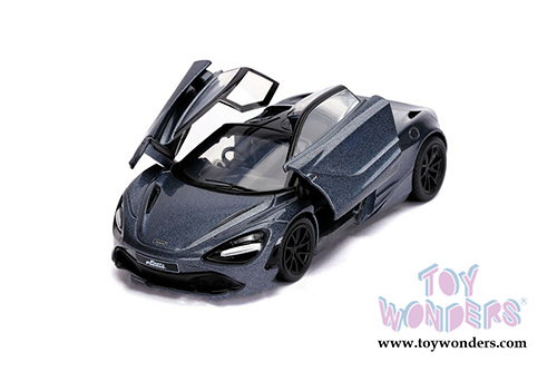 Jada Toys Fast & Furious - Shaw's McLaren 720S Hardtop (1/32 scale diecast model car, Gray) 30755