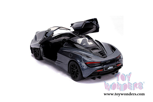 Jada Toys Fast & Furious - Shaw's McLaren 720S Hardtop (1/32 scale diecast model car, Gray) 30755