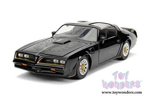 Jada Toys Fast & Furious - Tego’s Pontiac Firebird T-Top (1977, 1/24 scale diecast model car, Black) 30756