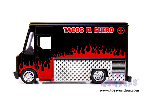 Jada Toys - Metals Die Cast | Deadpool&trade; Taco Truck (1/32, diecast model car, Asstd.) 30879DP1