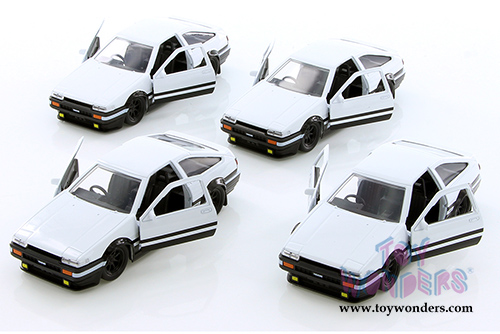 Jada Toys - Metals Die Cast | Toyota Corolla Trueno AE86 Hardtop (1989, 1/32, diecast model car, White) 30882DP1