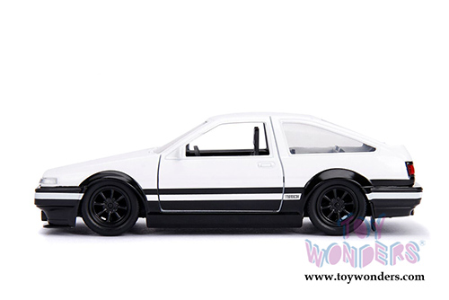 Jada Toys - Metals Die Cast | Toyota Corolla Trueno AE86 Hardtop (1989, 1/32, diecast model car, White) 30882DP1