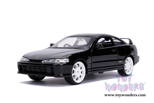 Jada Toys - Metals Die Cast | JDM Tuners&trade; Honda Integra Type-R Japan Spec (1995, 1/24, diecast model car, Glossy Black) 30930