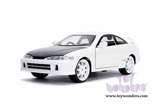 Jada Toys - Metals Die Cast | JDM Tuners&trade; Honda Integra Type-R Japan Spec (1995, 1/24, diecast model car, White) 30931