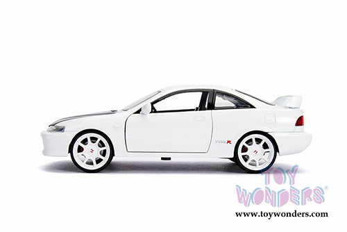 Jada Toys - Metals Die Cast | JDM Tuners&trade; Honda Integra Type-R Japan Spec (1995, 1/24, diecast model car, White) 30931