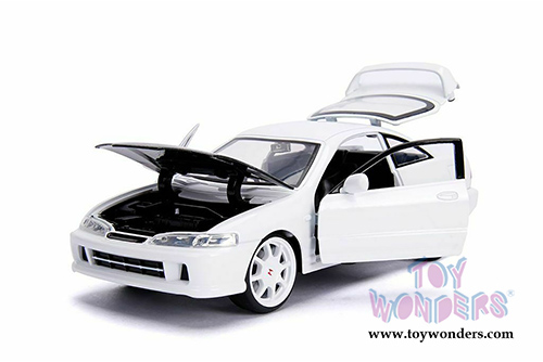 Jada Toys - Metals Die Cast | JDM Tuners&trade; Honda Integra Type-R Japan Spec (1995, 1/24, diecast model car, White) 30931