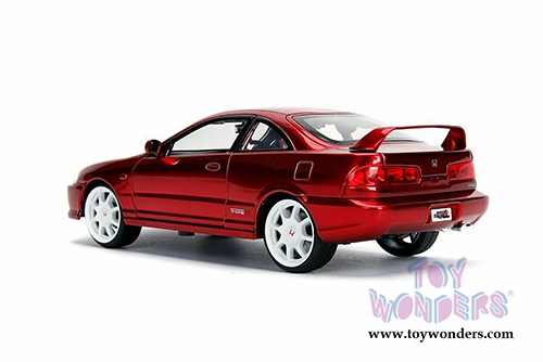 Jada Toys - Metals Die Cast | JDM Tuners&trade; Honda Integra Type-R Japan Spec (1995, 1/24, diecast model car, Candy Red) 30932