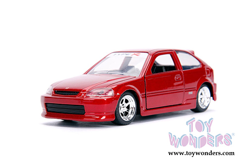 Jada Toys - Metals Die Cast | JDM Tuners&trade; Honda Civic Type-R (1997, 1/32, diecast model car, Asstd.) 30973DP1