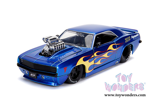 Jada Toys - Metals Die Cast | Big Time Muscle Chevrolet&reg; Camaro&reg; with engine Blower (1969, 1/24 scale diecast model car, Asstd.) 30977DP1