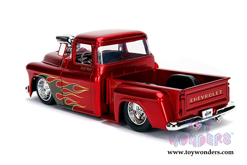 Jada Toys - Metals Die Cast Just Trucks | Chevrolet&reg; Stepside Pickup (1955, 1/24 scale diecast model car, Asstd.) 30980DP1